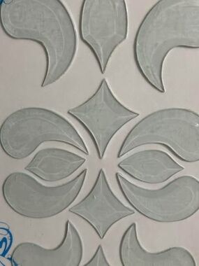 STAIN GLASS BEVEL CLUSTER